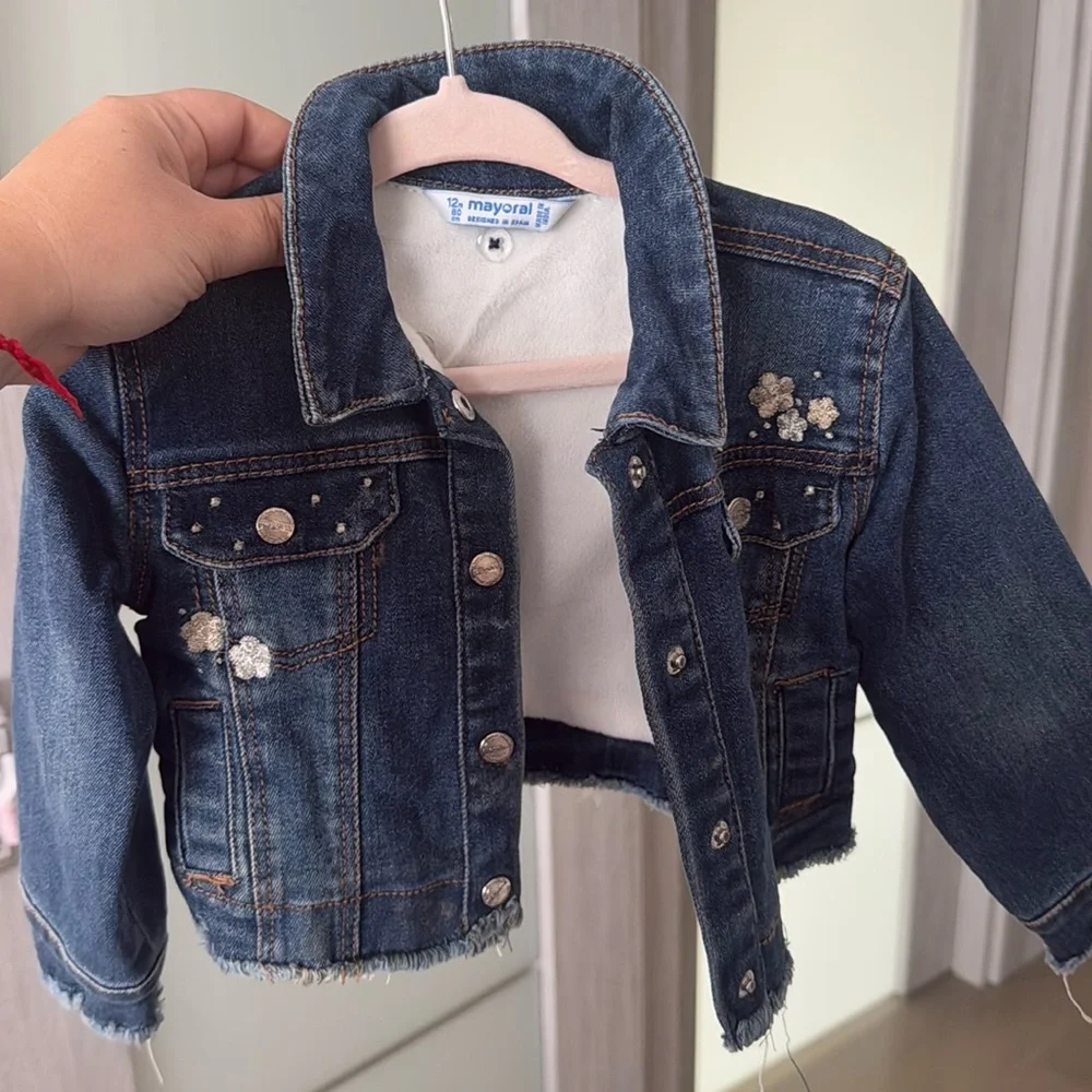 Mayoral jacket with fleece lining size 12m